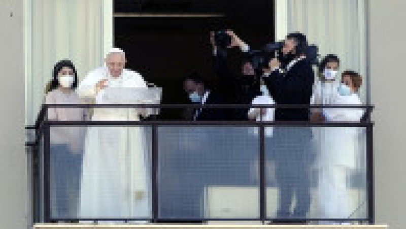 Papa Francisc, prima apariţie publică după operaţie. Foto: Profimedia | Poza 10 din 10