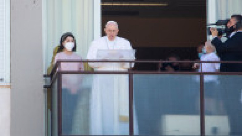 Papa Francisc, prima apariţie publică după operaţie. Foto: Profimedia | Poza 5 din 10