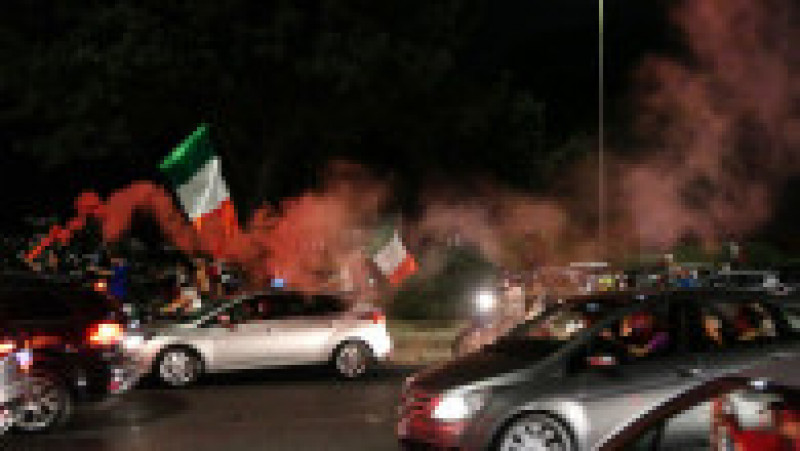 Explozie de bucurie pe străzile Romei Foto: Profimedia | Poza 17 din 21