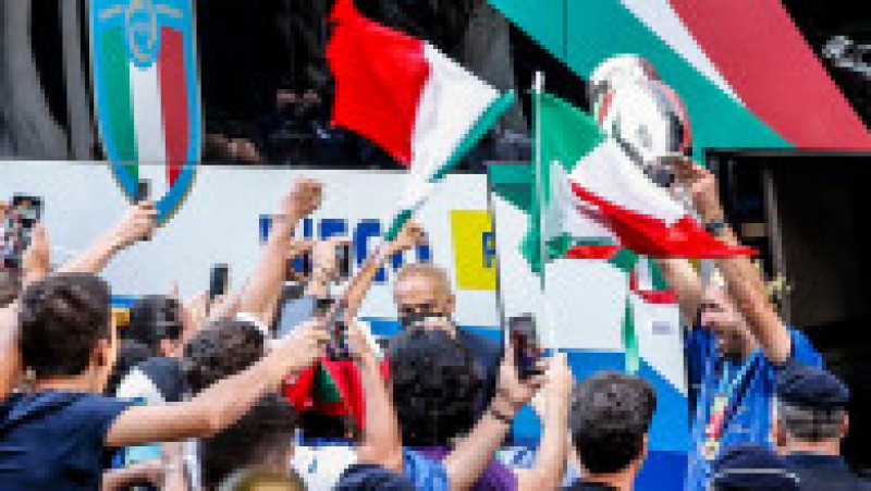 Echipa Italiei s-a întors acasă cu trofeul EURO 2020 FOTO: Profimedia Images | Poza 15 din 17