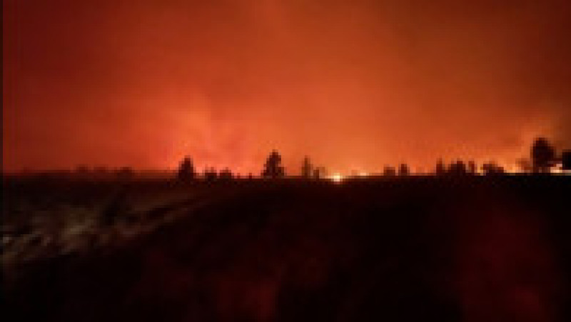 Căldura extremă a dus la incendii de proporții în SUA. FOTO: captura video mysuncoast.com | Poza 2 din 7