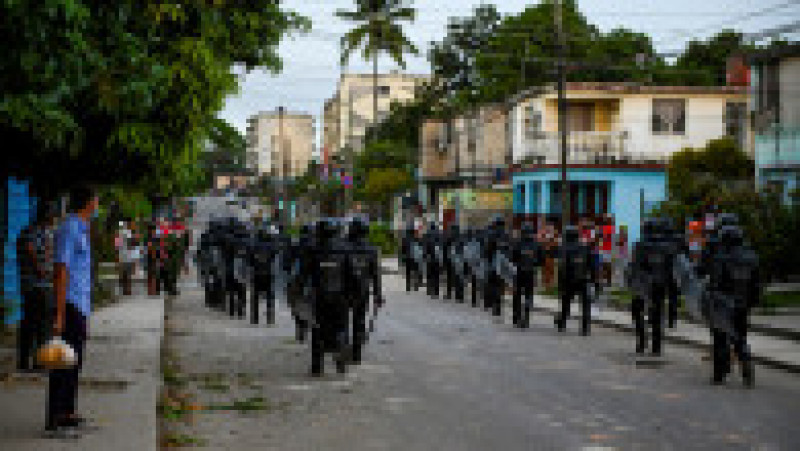 Protestele au izbucnit în ​​cea mai profundă criză economică a Cubei, cât și odată cu creșterea infecțiilor cu COVID-19 care a împins unele spitale până la marginea colapsului. Foto: Profimedia Images | Poza 5 din 5