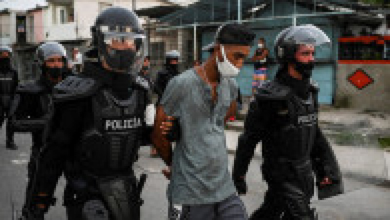 Peste 100 de protestatari au fost arestați. Foto: Profimedia Images | Poza 1 din 5