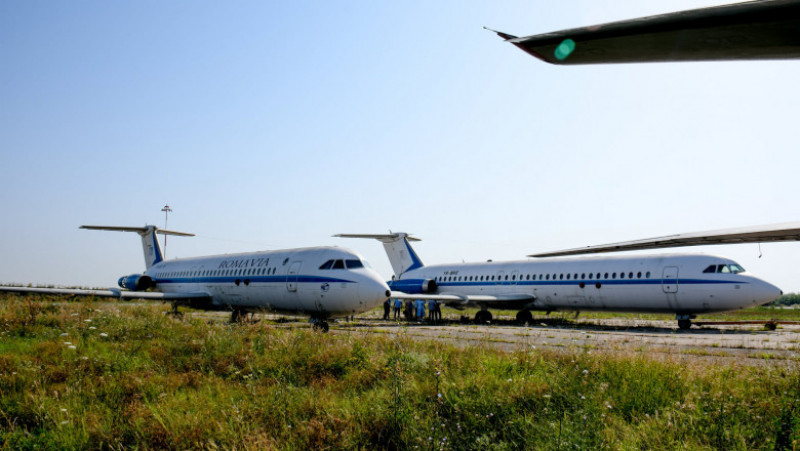 Aeronavele prezidențiale folosite de Nicolae Ceaușescu. Foto: Facebook/Fortele Aeriene Romane