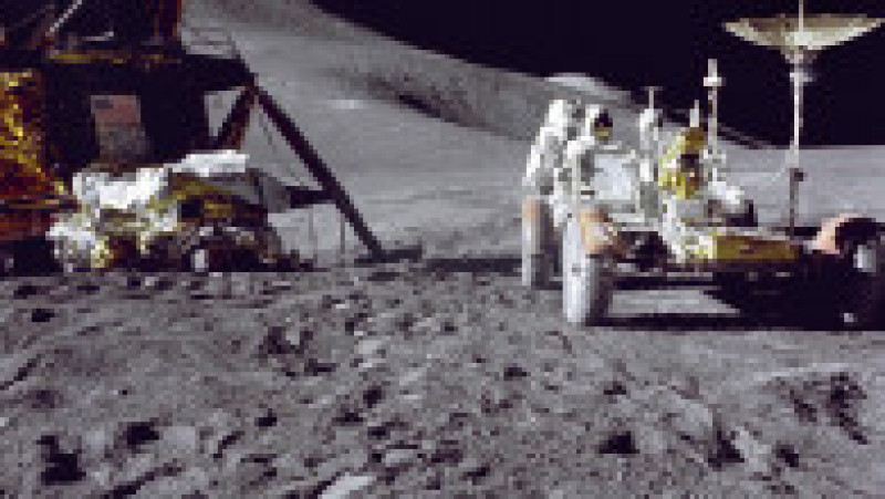Misiunea Apollo 15 a fost prima misiune în care NASA a trimis un vehicul lunar. Foto: Profimedia Images | Poza 5 din 10