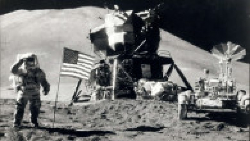Misiunea Apollo 15 a fost prima misiune în care NASA a trimis un vehicul lunar. Foto: Profimedia Images | Poza 3 din 10
