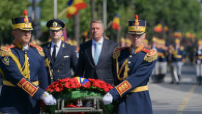 Klaus Iohannis la ceremonia militară organizată cu ocazia încheierii misiunii Armatei României în Afganistan. Foto: presidency.ro | Poza 4 din 15