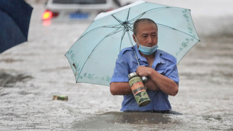 Inundații masive în provincia Zhengzhou din China. Foto: Prodimedia Images