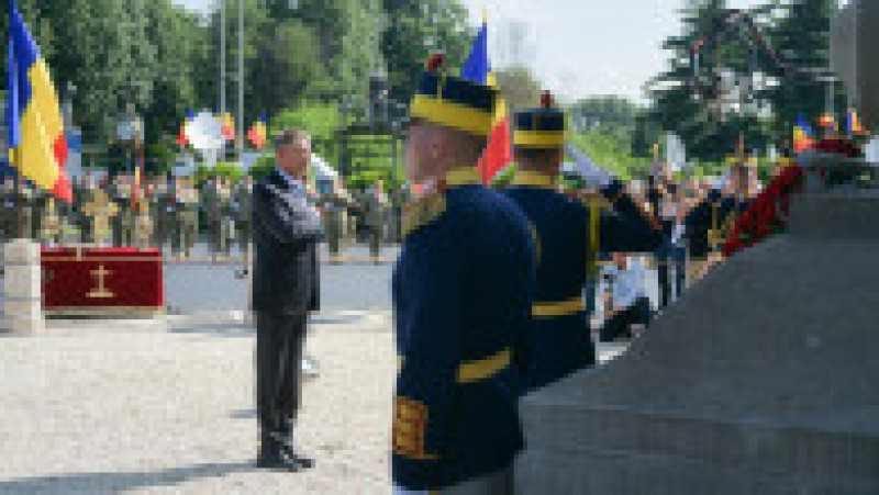 Klaus Iohannis la ceremonia militară organizată cu ocazia încheierii misiunii Armatei României în Afganistan. Foto: presidency.ro | Poza 7 din 15