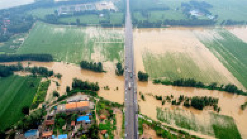 Inundații în provincia Henan, 22 iulie 2021. Sursa foto: Profimedia Images | Poza 16 din 17