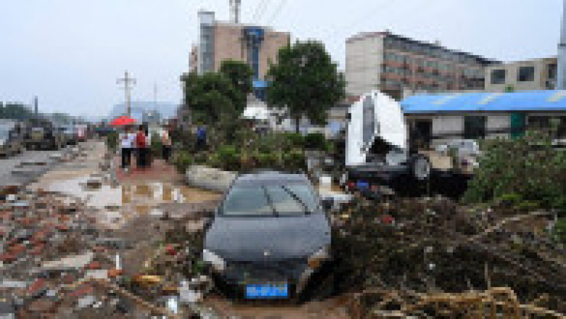 Inundații în provincia Henan, 22 iulie 2021. Sursa foto: Profimedia Images | Poza 11 din 17