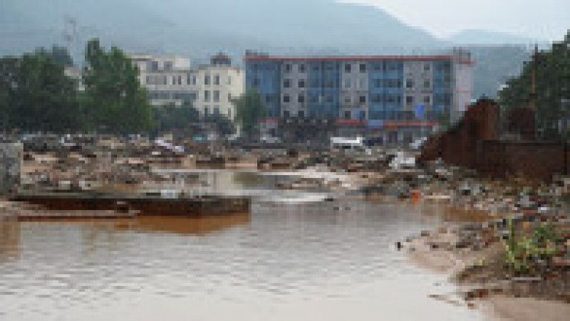 Inundații în provincia Henan, 22 iulie 2021. Sursa foto: Profimedia Images | Poza 5 din 17
