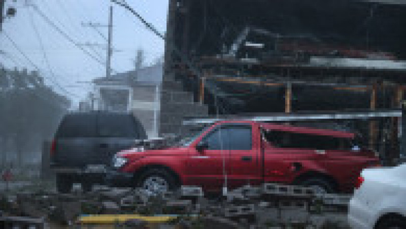 O clădire s-a prăbușit în New Orleans în urma trecerii uraganului Ida Foto: Guliver/Getty Images | Poza 14 din 27