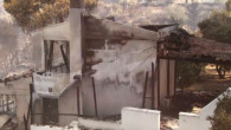 Incendii în Grecia. Imagini surprinse de echipa Digi24 aflată în Grecia | Poza 1 din 5