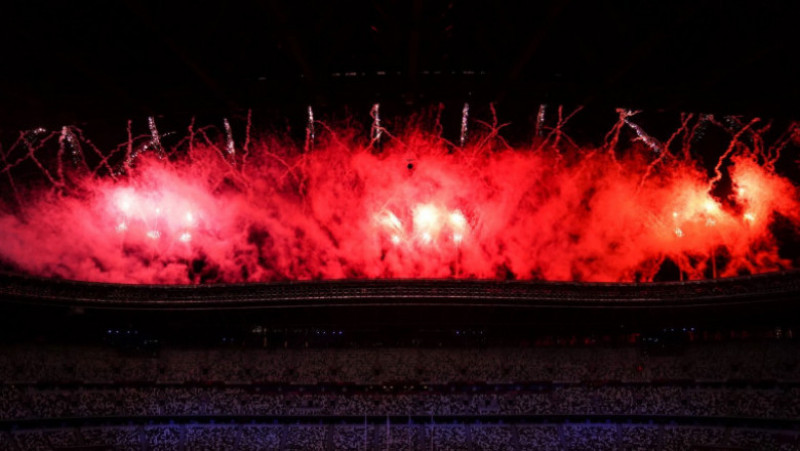 Jocurile Olimpice de la Tokyo s-au închis cu un spectacol de artificii Foto: Profimedia