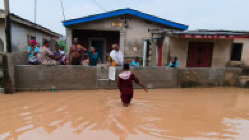Inundații au loc în fiecare an în Lagos, în perioada sezonului plois. Foto din 2020: Profimedia Images | Poza 4 din 5