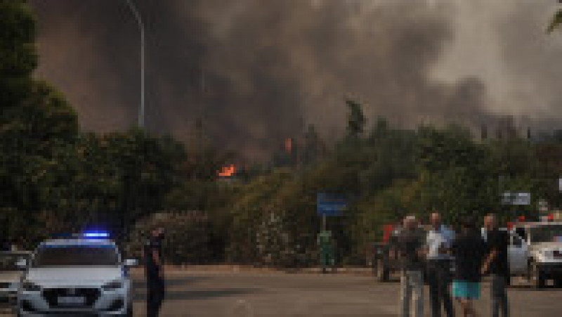 Incendiu în zona Varympompi, la nord de Atena. Foto: Profimedia | Poza 3 din 10