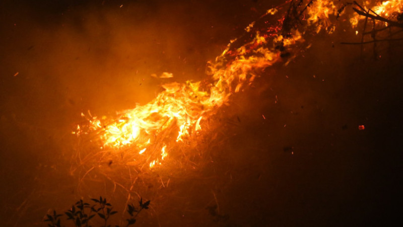 Un incendiu de vegetație de proporții a cuprins regiunea Var, din sudul Franţei. FOTO Profimedia Images