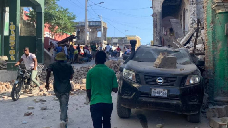 Cutremurul din Haiti a provocat pagube extinse Foto: Facebook J-COM