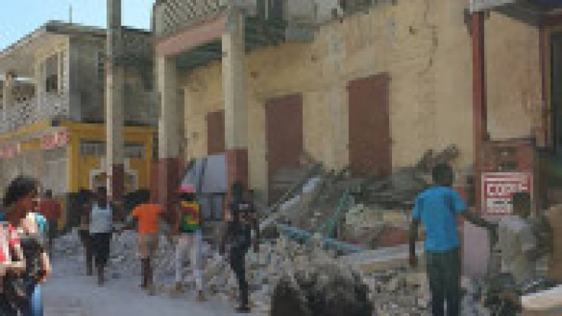 Case distruse în orașul Jeremie, din sud-vestul Haiti Foto: Profimedia | Poza 7 din 10