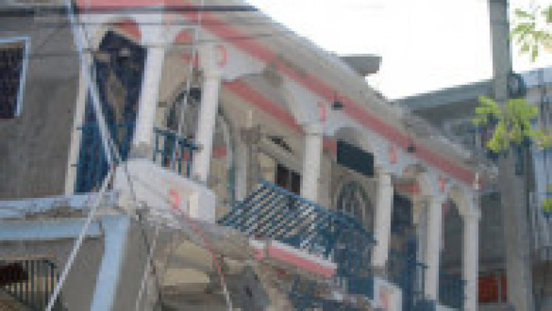 Multe clădiri s-au prăbușit după ce un cutremur puternic a lovit Haiti sâmbătă, 14 august 2021 Foto: Profimedia | Poza 5 din 8