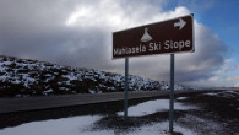 Indicator spre o pârtie de schi din Lesotho. Foto: Profimedia Images | Poza 5 din 7