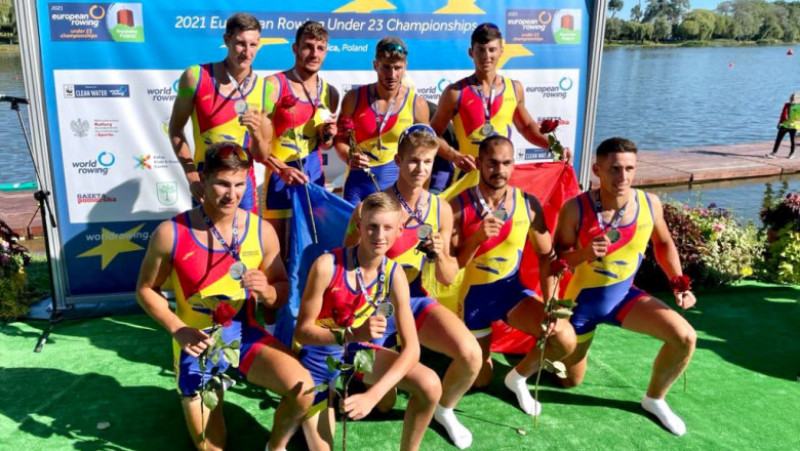 România a obținut cele mai multe medalii la Campionatele Europene de Canotaj Under 23 Foto: Federația Română de Canotaj