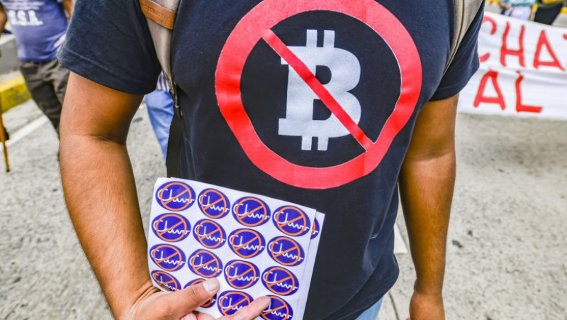 Bitcoin a aprins spiritele în El Salvador. Foto: Profimedia Images