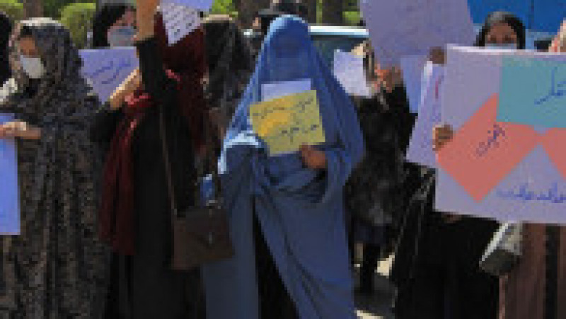 Protest al femeilor afgane în Herat FOTO: Profimedia Images | Poza 7 din 7