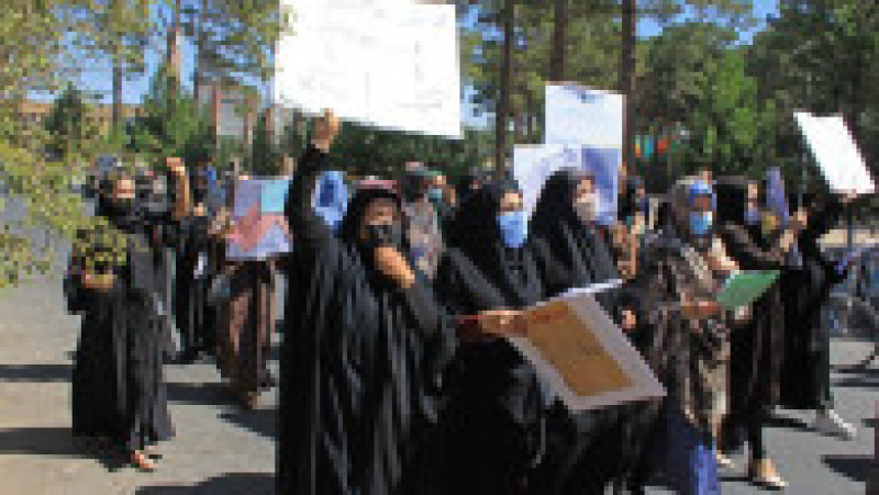 Protest al femeilor afgane în Herat FOTO: Profimedia Images | Poza 4 din 7