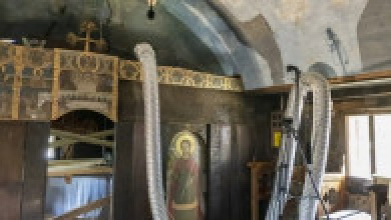 Biserica este restaurată cu ajutorul banilor europeni Foto: Facebook Biserica Sf. Nicolae | Poza 11 din 12