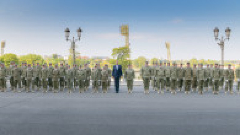 Klaus Iohannis a înmânat Drapelul de luptă Spitalului Militar. FOTO: Presidency | Poza 1 din 11