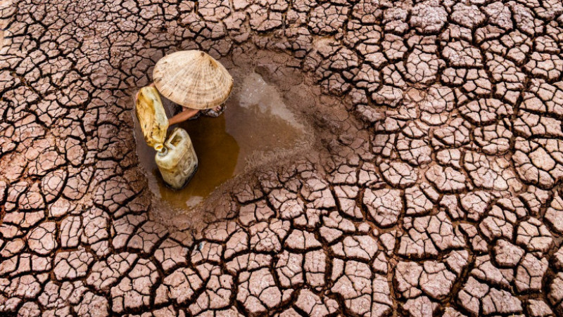 Pictured: Secetă prelungită în sudul Vietnamului FOTO: Profimedia Images