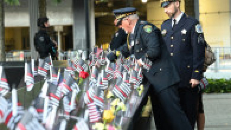 Ceremonia de comemorare în zona „Ground Zero” din New York, la 20 de ani de la atentatele din 11 septembrie 2001. Foto: Profimedia | Poza 7 din 16