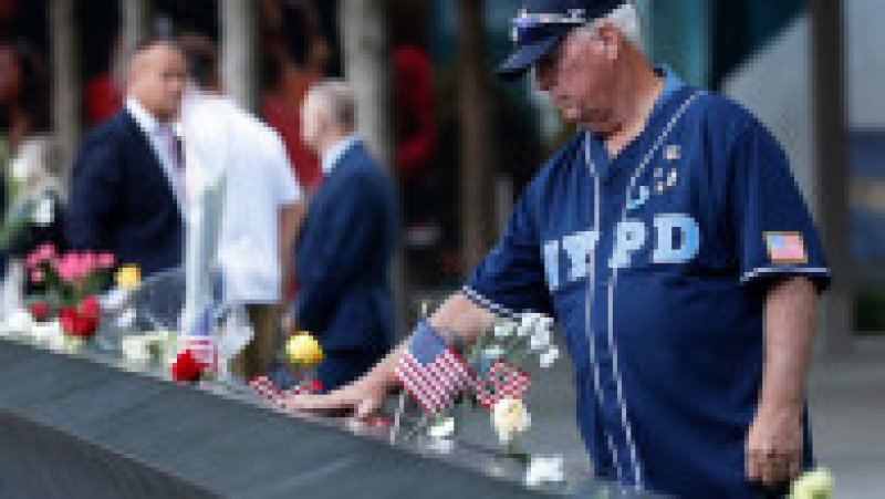 Ceremonia de comemorare în zona „Ground Zero” din New York, la 20 de ani de la atentatele din 11 septembrie 2001. Foto: Profimedia | Poza 12 din 16