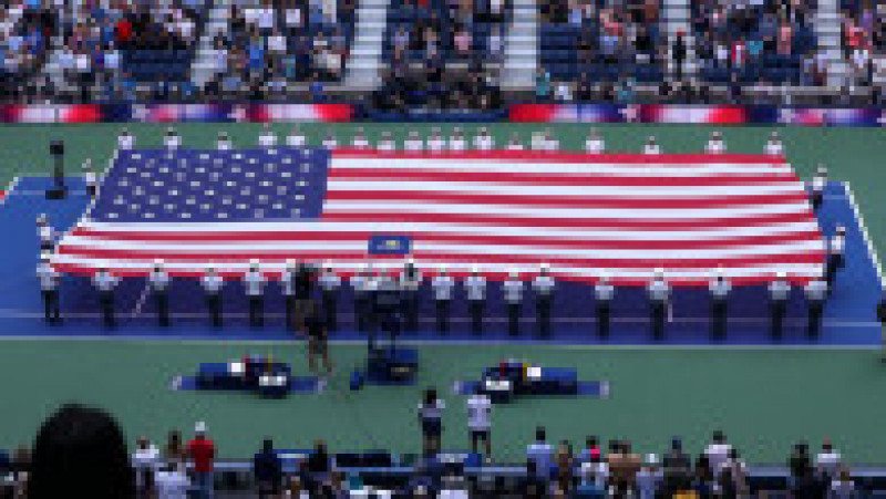 Finala US Open 2021 a început cu un moment solemn dedicat evenimentelor din 11 septembrie 2001 Foto: Profimedia Imagas | Poza 3 din 45