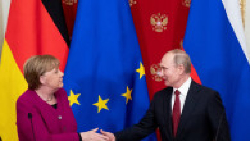 Angela Merkel la Kremlin, în ianuarie 2020 Foto: Profimedia Images | Poza 28 din 41