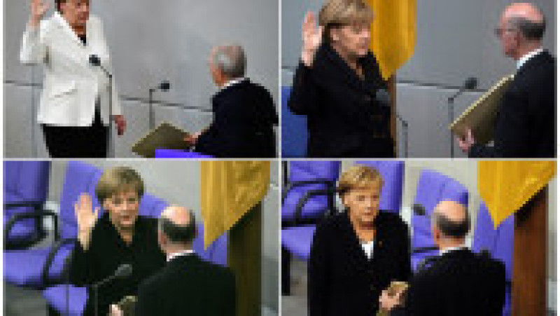 Angela Merkel a depus de patru ori jurământul de cancelar Foto: Profimedia Images | Poza 2 din 41