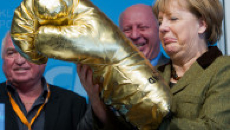 Angela Merkel a dovedit că are umor și prezență de spirit. FOTO. Profimedia Images | Poza 5 din 17