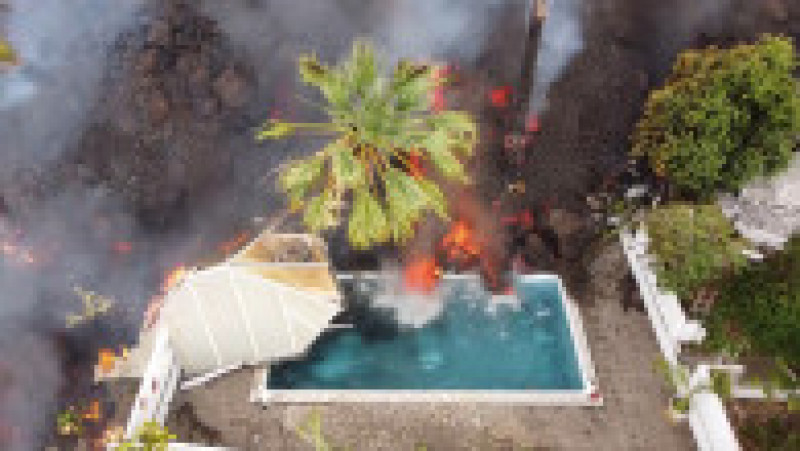 Distrugeri făcute de erupția vulcanului „Cumbre Vieja” din La Palma. Foto: Profimedia Images | Poza 25 din 29