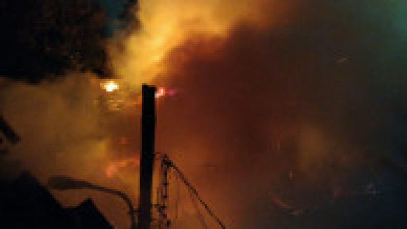 Incendiu în Capitală. Foto: ISU București | Poza 3 din 5