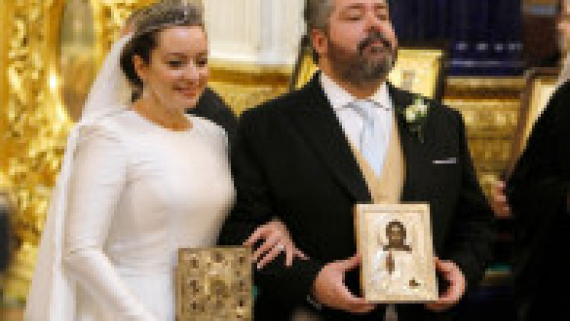 Marele Duce George Mihailovici Romanov s-a căsătorit cu logodnica sa italiancă, Rebecca Virginia Bettarini FOTO: Profimedia Images | Poza 13 din 16