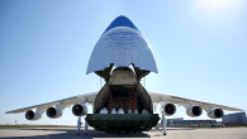 Cel mai mare avion cargo din lume, Antonov AN-225 Mriya. Foto: Profimedia | Poza 1 din 10