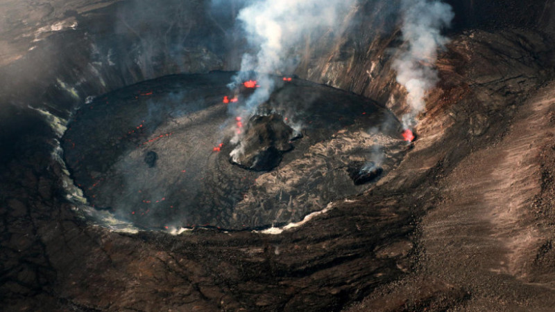 Vulcanul Kilauea a început să erupă de miercuri. Foto: usgs.gov
