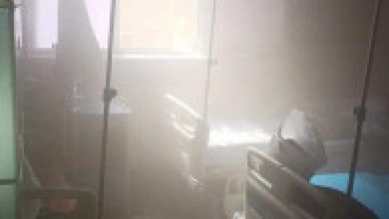 Secția ATI de la Spitalul de Boli Infecțioase din Constanța în care și-au pierdut viața nouă pacienți, după ce salonul a luat foc. Foto: Amator | Poza 3 din 14