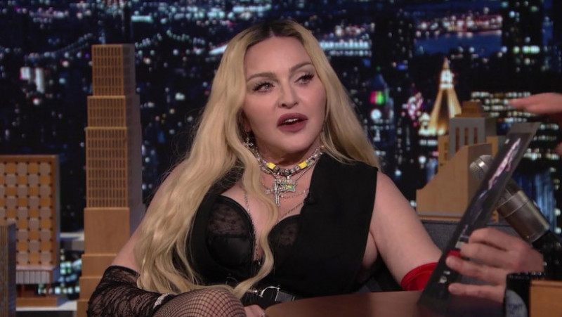 Madonna a apărut într-o ținută sumară în emisiunea lui Jimmy Fallon Foto: Profimedia Images