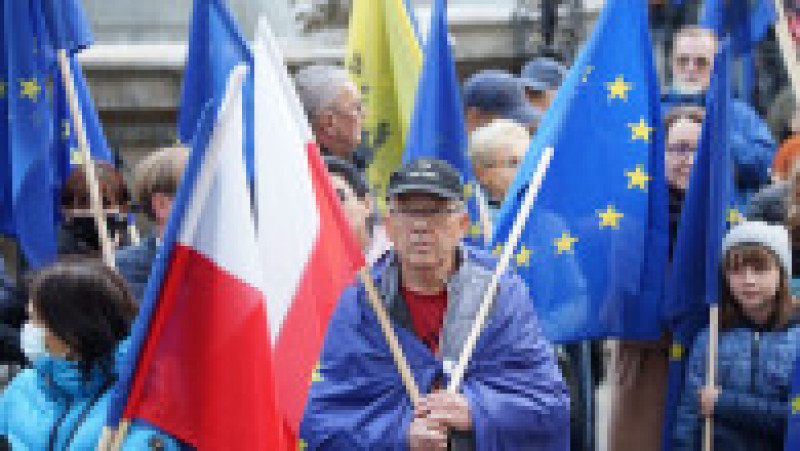 Protestatari la Gdansk Foto: Profimedia Images | Poza 7 din 12