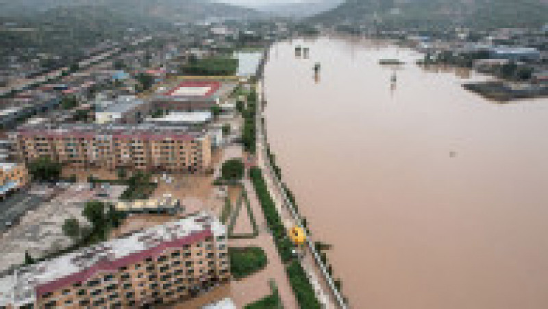 Peste 1,76 milioane de persoane au fost afectate de inundațiile severe din provincia Shanxi, în China. FOTO: Profimedia Images | Poza 9 din 10