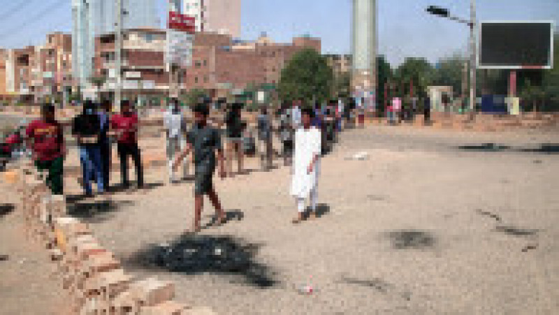 Proteste pe străzile din Khartoum după lovitura de stat. Sursa foto: Profimedia Images | Poza 19 din 29