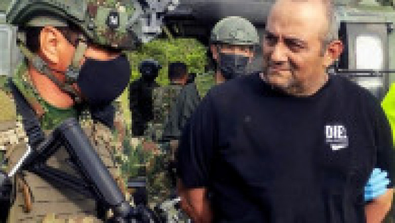 Cel mai căutat traficant de droguri din Columbia, Dairo Antonio Usuga, zis "Otoniel", a fost extrădat în 2022 în Statele Unite. FOTO: Profimedia Images | Poza 8 din 10